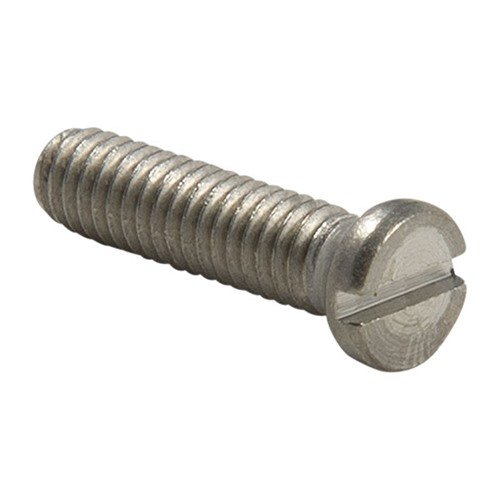 STAINLESS STEEL SIGHT BASE SCREWS - BROWNELLS 6-40X1/2" WEAVER OVAL SS SCREW REFILL 24 PACK