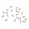 BROWNELLS 8-40X1/2" WEAVER OVAL SS SCREW REFILL 24 PACK