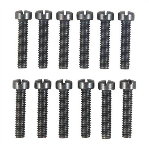 FILLISTER HEAD SCREW KIT - BROWNELLS 12-28X1" SLOTTED FILLISTER HEAD SCREWS 12 PACK