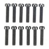 FILLISTER HEAD SCREW KIT - 12-28X1" SLOTTED FILLISTER HEAD SCREWS 12 PACK