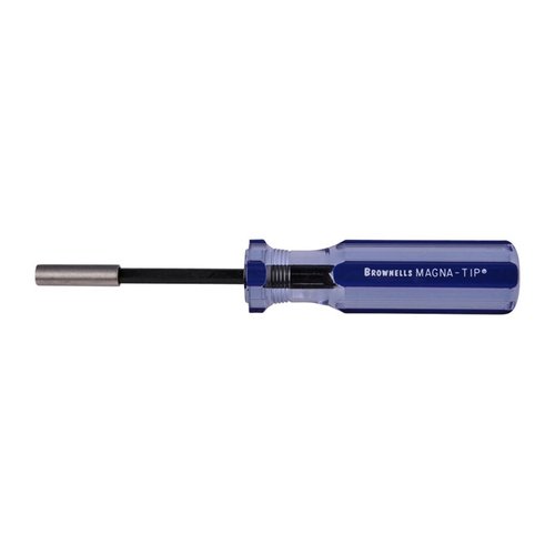 MAGNA-TIP® & SUPER SET SCREWDRIVER HANDLES - BROWNELLS MAGNA-TIP #81 SOLID HANDLE, 1.25" DIAMETER X 8" LONG, BLUE