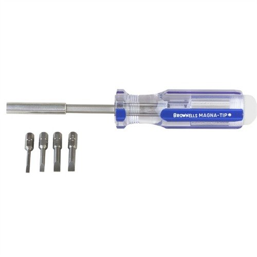 S&W REVOLVER COMBO - BROWNELLS MAGNA-TIP 5 PIECE SCREWDRIVER SET FOR SMITH & WESSON