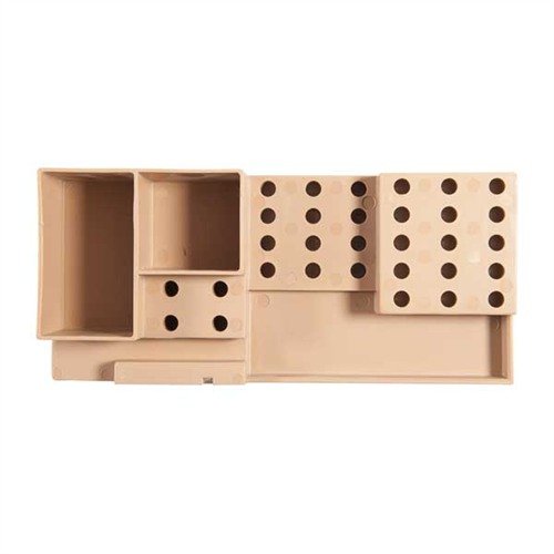 MAGNA-TIP SCREWDRIVER & BIT STORAGE - BROWNELLS STANDARD SET BENCH TRAY ONLY TAN