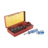 MAGNA-TIP 58 BIT MASTER SCREWDRIVER SET - MAGNA-TIP MASTER SUPER 58 BIT SET WITH CLIP-TIP LE HANDLE