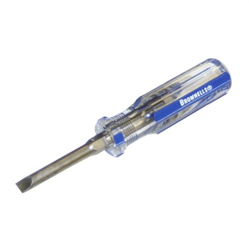 FIXED BLADE GUNSMITH'S SCREWDRIVERS"! - BROWNELLS FIXED BLADE SCREWDRIVER #1, .12 SHANK, .030 BLADE THICKNESS