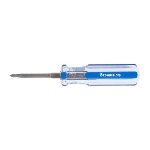 PHILLIPS "ANTI-CAM" FIXED-BLADE SCREWDRIVERS - BROWNELLS #1 FIXED-BLADE PHILLIPS ANTI-CAM SCREWDRIVER