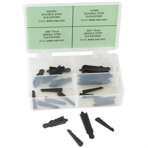RIFLE REAR SIGHT ELEVATOR KIT - BROWNELLS RIFLE REAR SIGHT ELEVATOR KIT BLACK