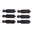 BROWNELLS REAR SIGHT SHORT DOUBLE STEP ELEVATORS BLACK 6 PACK