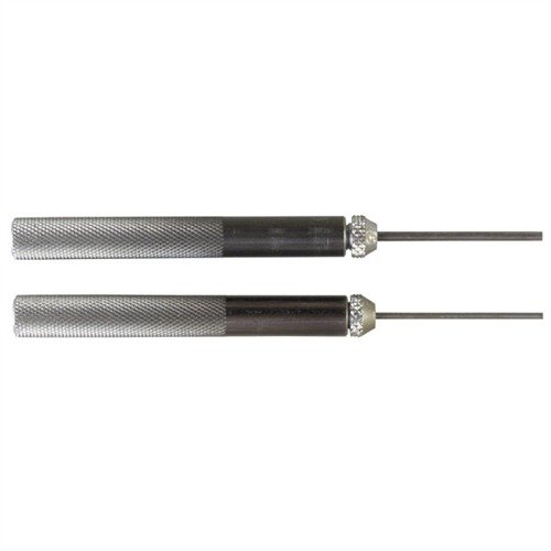 GUNSMITH REPLACEABLE PIN PUNCH SET WITH 2 PINS - BROWNELLS REPLACEMENT PIN PUNCH SET OF 3, W/2" PINS