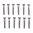 BROWNELLS 4X3/4" STEEL FLAT HEAD WOOD SCREWS BLUED 12 PACK
