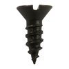 UNPLATED STEEL FLAT HEAD WOOD SCREW KIT - 6X3/8" STEEL FLAT HEAD WOOD SCREWS BLUED 12 PACK