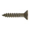 UNPLATED STEEL FLAT HEAD WOOD SCREW KIT - 8X7/8" STEEL FLAT HEAD WOOD SCREWS BLUED 12 PACK