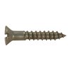 UNPLATED STEEL FLAT HEAD WOOD SCREW KIT - 8X1" STEEL FLAT HEAD WOOD SCREWS BLUED 12 PACK