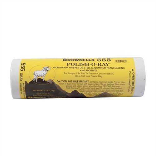NO. 555 GRAY POLISH - BROWNELLS 555 GRAY POLISH-O-RAY