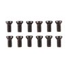 SOCKET HEAD SCOPE RING & BASE SCREW KIT - 6-40X1/4" WEAVER OVAL SOCKET SCREWS RUGER/SAKO RINGS 12PK