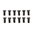 BROWNELLS 6-40X1/4" WEAVER OVAL SOCKET SCREWS RUGER/SAKO RINGS 12PK