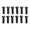 SOCKET HEAD SCOPE RING & BASE SCREW KIT - 6-48X3/8" SOCKET HEAD SCREWS RED/LEUP BASE&3200 RING 12PK
