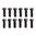 BROWNELLS 6-48X3/8" SOCKET HEAD SCREWS RED/LEUP BASE&3200 RING 12PK