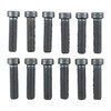 SOCKET HEAD SCOPE RING & BASE SCREW KIT - 6-48X9/16" SOCKET HEAD SCREWS REDFIELD/LEUPOLD BASE 12PK
