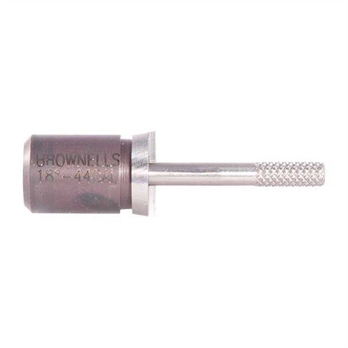 BARREL CHAMFERING PLUG GAUGES - BROWNELLS 11°-18 44 CALIBER BARREL CHAMFERING PLUG GAUGE ONLY