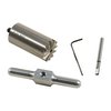 90° MUZZLE FACING CUTTER & STEEL PILOT - 90° CUTTER & STEEL PILOT FITS .17 HMR MUZZLE (.166  )