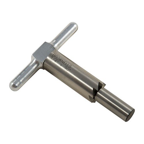 90° MUZZLE FACING CUTTER & STEEL PILOT - BROWNELLS 90° CUTTER & STEEL PILOT FITS .50 BMG/BP MUZZLE