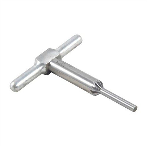45° MUZZLE/CYLINDER CHAMFERING CUTTER & STEEL PILOT - BROWNELLS 45° CUTTER & STEEL PILOT FITS .22 RF MUZZLE (.211 )