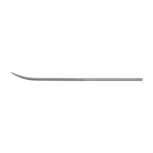 THREE SQUARE 60 DEGREE BENT NEEDLE FILES - BROWNELLS THREE SQUARE 60 DEGREE BENT NEEDLE FILE FINE CUT STEEL