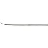 BROWNELLS "V" SHAPED 90 DEGREE BENT NEEDLE FILE MEDIUM CUT STEEL