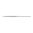 BROWNELLS "V" SHAPED 90 DEGREE BENT NEEDLE FILE FINE CUT STEEL