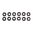 UNCLE MIKES HEX NUTS 10-32 THREADS 12 PACK