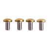 1911 TiN-COATED TORX & ALLEN HEAD GRIP SCREWS - 1911 TIN COATED HEX GRIP SCREWS 4 PACK