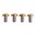 BROWNELLS 1911 TIN COATED HEX GRIP SCREWS 4 PACK