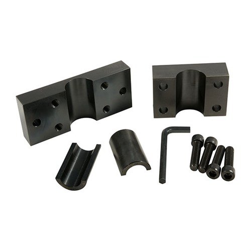BARREL VISES W/ BUSHINGS - BROWNELLS BARREL VISE WITH #4 STEEL BUSHING I.D. 1.170"