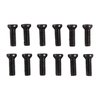 TORX HEAD SCOPE RING & BASE SCREWS - T-10 WEAVER OVAL SCREW 6-40 X 15/32  12 PACK