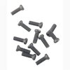 TORX HEAD SCOPE RING & BASE SCREWS - T-10 WEAVER OVAL SCREW 6-48 X 15/32  12 PACK