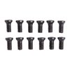 TORX HEAD SCOPE RING & BASE SCREWS - T-10 WEAVER OVAL SCREW 6-40 X 11/32  12 PACK