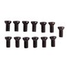 TORX HEAD SCOPE RING & BASE SCREWS - T-10 WEAVER OVAL SCREW 6-48 X 1/4  12 PACK