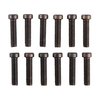 TORX HEAD SCOPE RING & BASE SCREWS - T-10 FILLISTER HEAD SCREW 6-48 X 9/16  12 PACK