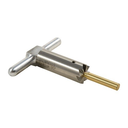 90° MUZZLE FACING CUTTER & BRASS PILOT - BROWNELLS 90 DEGREE FACING CUTTER & BRASS PILOT FOR .270 MUZZLE