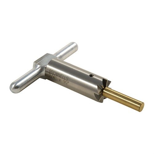 90° MUZZLE FACING CUTTER & BRASS PILOT - BROWNELLS 90 DEGREE FACING CUTTER & BRASS PILOT FOR .32-20 MUZZLE