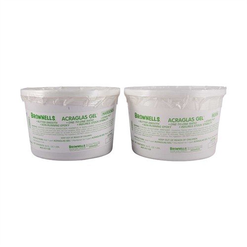 ACRAGLAS GEL® RESIN & HARDENER - BROWNELLS ACRAGLAS GEL HARDENER & RESIN SET 64OZ