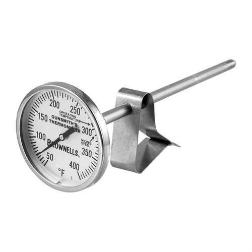 BLUING THERMOMETER - BROWNELLS BLUING THERMOMETER WITH CLIP