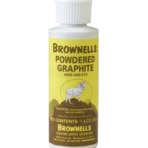POWDERED GRAPHITE - BROWNELLS POWDERED GRAPHITE SPOUT BOTTLE, 1.4OZ