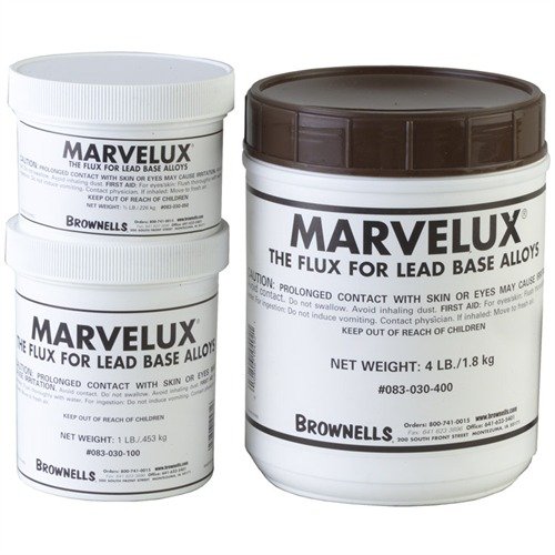 MARVELUX® BULLET CASTING FLUX - BROWNELLS MARVELUX® BULLET CASTING FLUX 8OZ