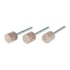 MX FINISHING WHEELS - MX FINISHING WHEEL, 1/2"X 1/2", 50 GRIT, 3 PACK