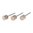 BROWNELLS MX FINISHING WHEEL, 1/2"X 1/2", 50 GRIT, 3 PACK