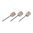 BROWNELLS MX FINISHING WHEEL, 1/2"X 1/2", 50 GRIT, 3 PACK
