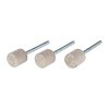 MX FINISHING WHEELS - MX FINISHING WHEEL, 1/2"X 1/2", 120 GRIT, 3 PACK