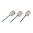 BROWNELLS MX FINISHING WHEEL, 1/2"X 1/2", 120 GRIT, 3 PACK